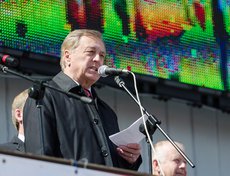 Председатель Профобъединения Александр Оболкин.