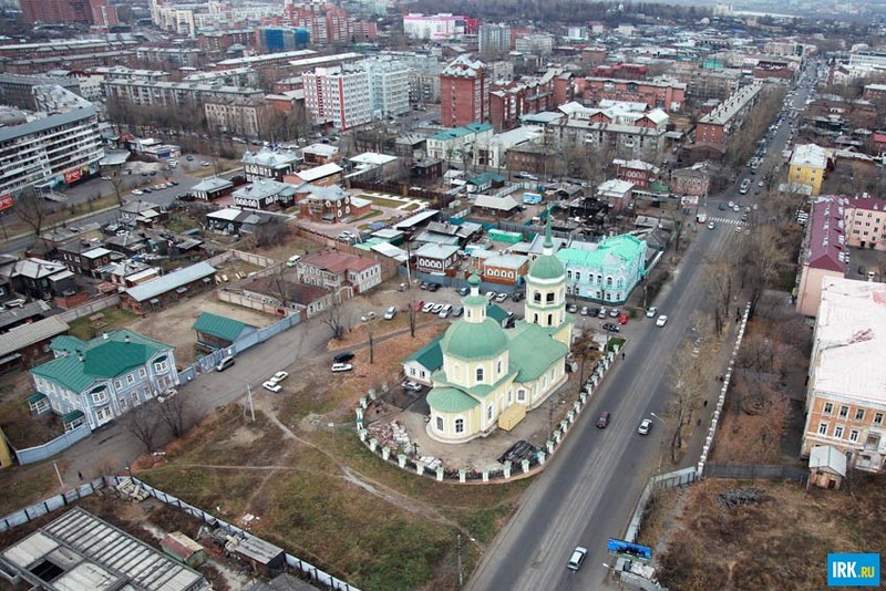 Иркутск с высоты птичьего полета. Автор фото - Игорь Дремин
