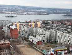 Иркутск с высоты птичьего полета. Автор фото - Игорь Дремин