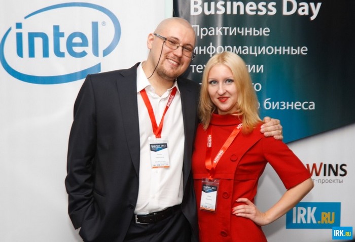 Антон Черноусов и Юлия Никитина. GeekFest 2011: ИТ-дни в Иркутске. Автор фото — Владимир Смирнов