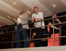 Организаторы night GeekFest Антон Черноусов и Александр Бацуев. Фото Владимира Смирнова