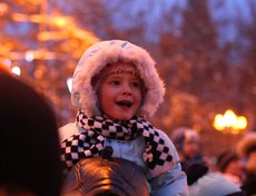 Открытие главной городской елки в Иркутске. Фото Никиты Добрынина.