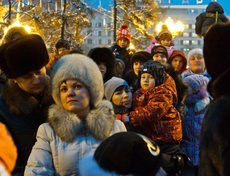 Открытие главной городской елки в Иркутске. Фото Владимира Смирнова.