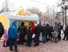 Открытие главной городской елки в Иркутске. Фото Владимира Смирнова.