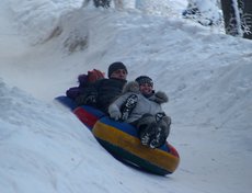 На горке в Академгородке