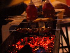 Новогодний шашлык на сквере Кирова
