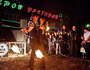 Гостей развлекала огненным шоу группа «Шанахи»