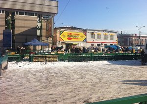 Лиза Сиропова посетила недавно открывшуюся столовую на Тимирязева