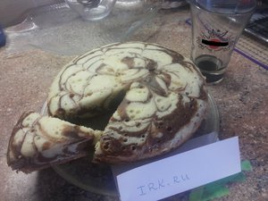 Торт «Зебра в мультиварке»