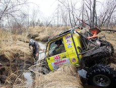 Экипаж «Север», Toyota Prado. Взятие контрольной точки ТС4.