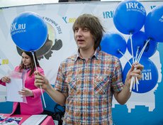 На празднике работала развлекательная площадка от IRK.ru.
