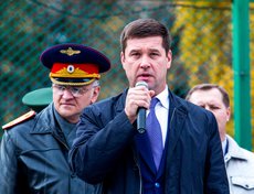 Депутат Госдумы Андрей Чернышёв: «Желаю вам выдержки, терпения идти по намеченному пути и с гордостью нести почетное звание „Кадет“. Уверен, все воспитанники Иркутского кадетского корпуса сдержат слова клятвы и вырастут достойными гражданами»