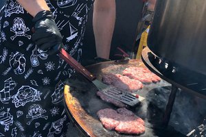 Бургер с мраморной говядиной/ «Антрекот»