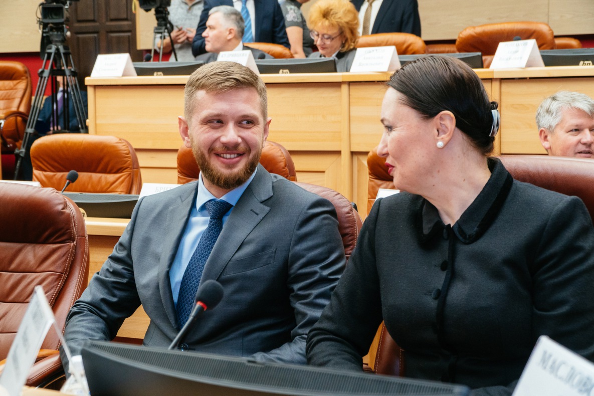 Спикер думы Иркутска Евгений Стекачев