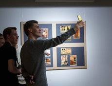 «Ночь музеев» в Галерее Виктора Бронштейна. Автор фото — Яна Цыцеева.