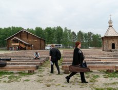 Музыканты приехали в «Тальцы» за несколько часов до концерта, чтобы настроиться.