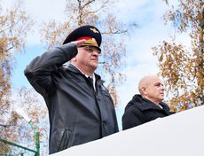 Руководитель СУ СКР по Иркутской области Андрей Бунев и председатель заксобрания Иркутской области Сергей Сокол