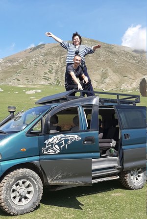 В отпуске в горах.