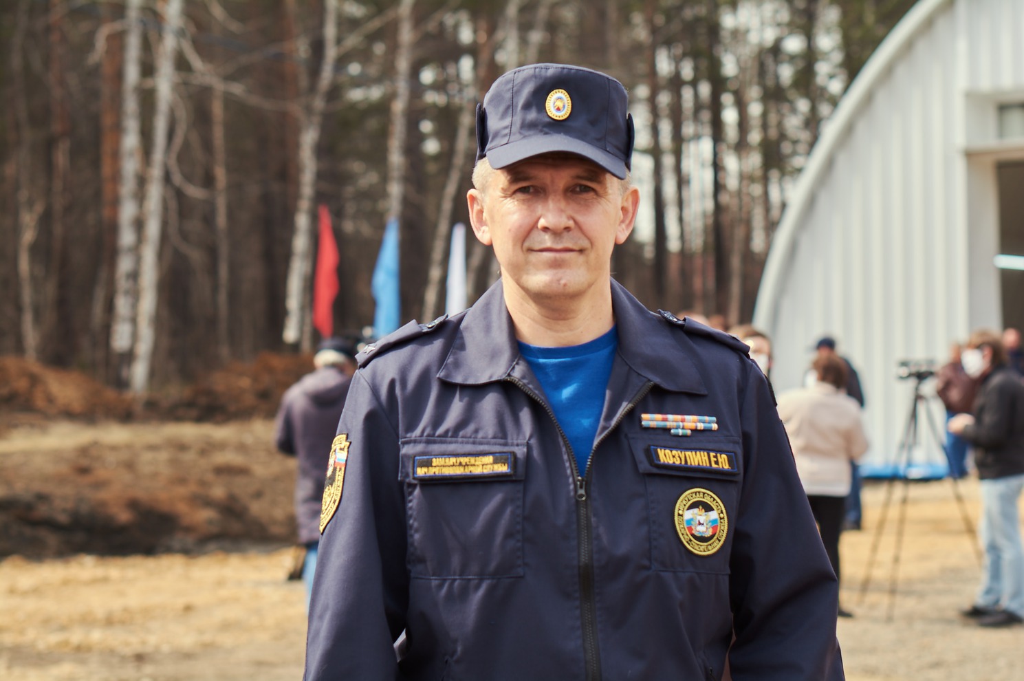 Евгений Козулин,  заместитель начальника пожарно-спасательной службы Иркутской области