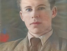 Иванов Павел Андреевич 1924 г.р. Звание: сержант в РККА с 20.08.1942 года. Награжден Орденом Красной Звезды, медалями «За отвагу». Фото Станислава Пушкова