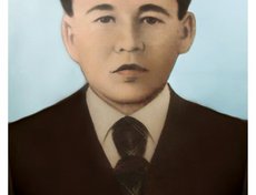 Файрушин Хусаин Мухамедович, 1923 г.р. Призывался с Тайшетского района Иркутской области, участвовал в Сталинградской битве, служил артиллеристом, был взят в плен и освобожден.