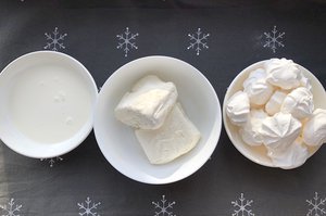 Итальянское лакомство из мороженого.