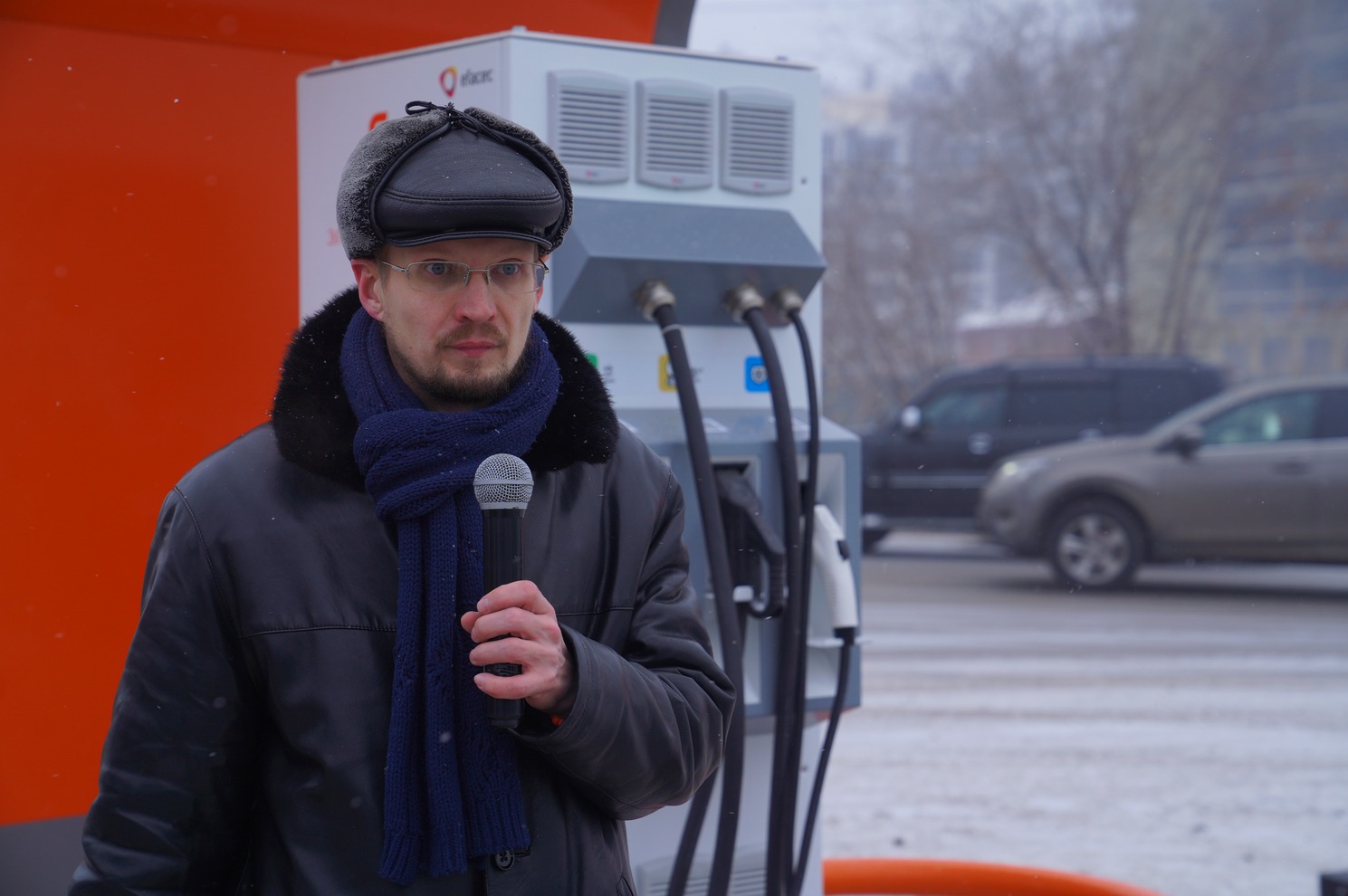 Александр Константинов, представитель клуба владельцев электромобилей Иркутска