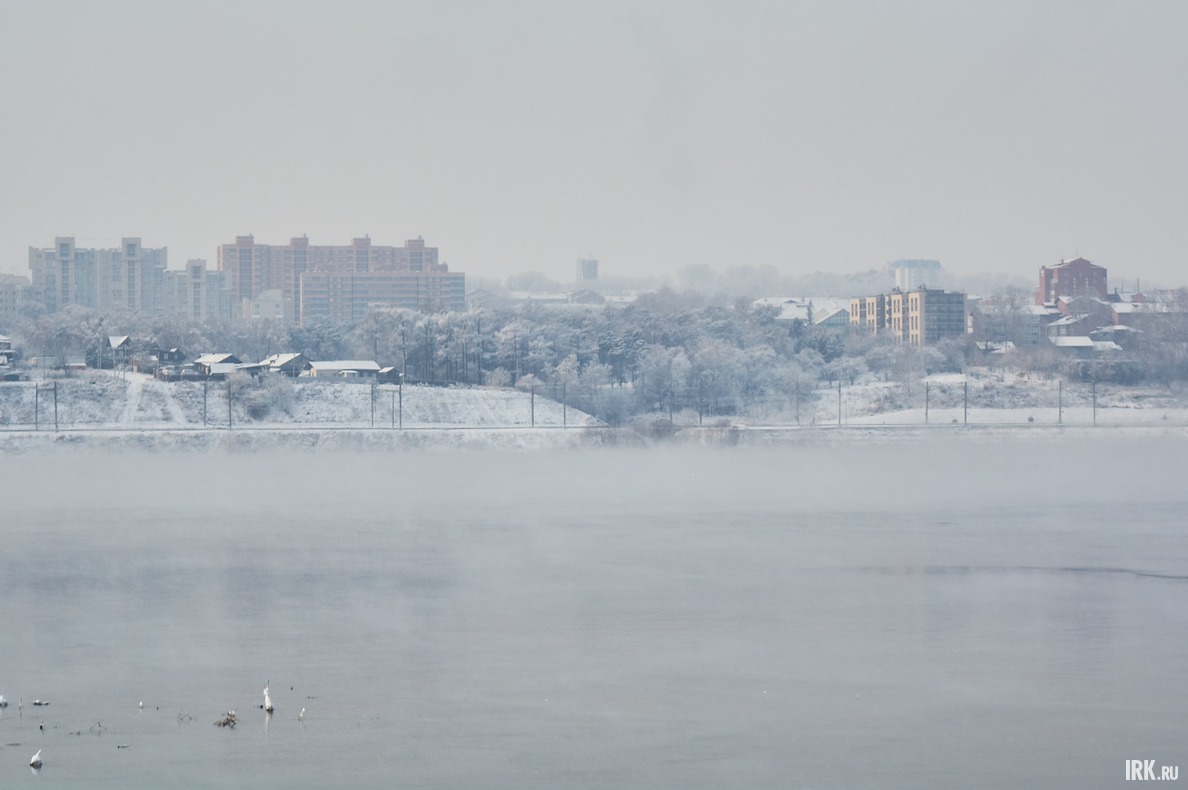 В конце декабря в Иркутск пришли настоящие сибирские морозы.