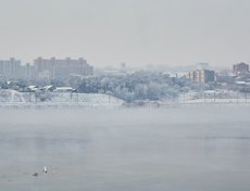 В конце декабря в Иркутск пришли настоящие сибирские морозы.