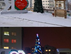 — В этом году в подарок жителям района «Зелёный берег» была установлена стела, — пишет Анастасия В. — Активные жители облагородили площадку около нее: деревянный колодец, мостик изготовлен одним из жителей.