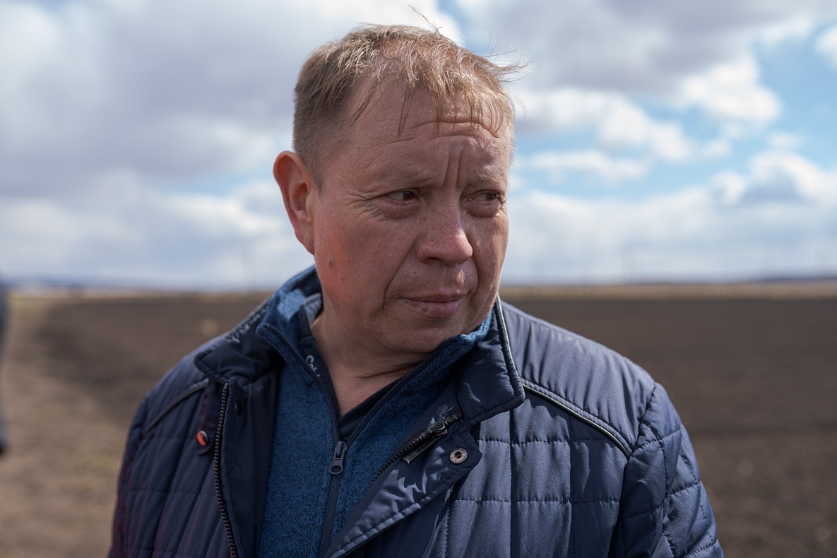 Руководитель КФХ Владимир Скорняков