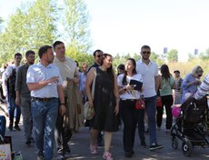 Руслан Болотов вместе с иркутянами посетил острова Юность и Конный.