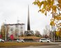 На Байкальском кольце завершился монтаж стелы «Иркутск — город трудовой доблести».