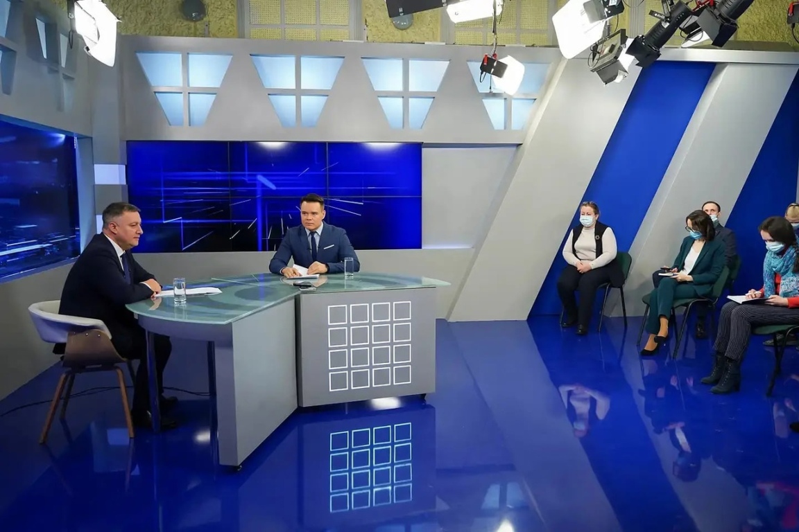 Пресс-конференция губернатора в декабре 2021 года