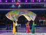 Перед матчем зрителей ждало ледовое шоу от московских артистов.