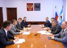 Совещание с ДОМ.РФ. Фото пресс-службы правительства Иркутской области