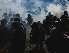 30 сентября 2023 года на территории лыжно-биатлонной трассы «Динамо» проходил полицейский кросс с преодолением огненно-штурмовой полосы.