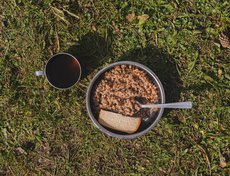 Во время соревнований работала полевая кухня.