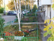 Октябрьский округ. Двор по адресу: ул. Трилиссера, 85