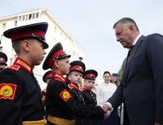 Открытие суворовского училища