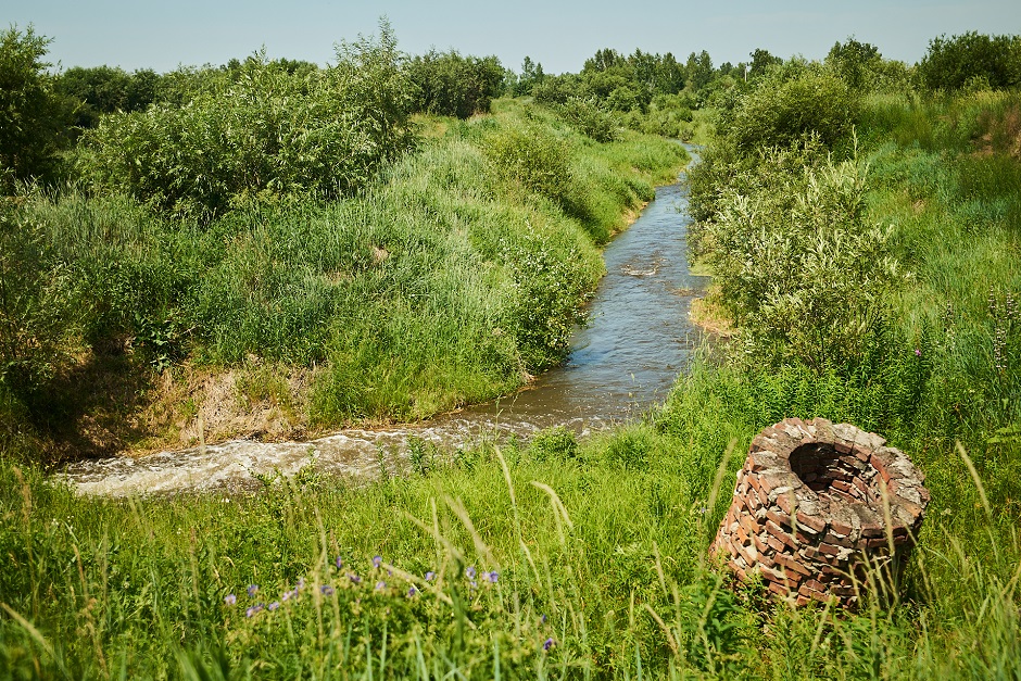 Вода вместе с мальками уходит в Белую
