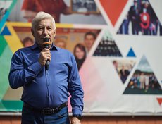 Борис Плашалин, председатель Окружного Совета ветеранов.