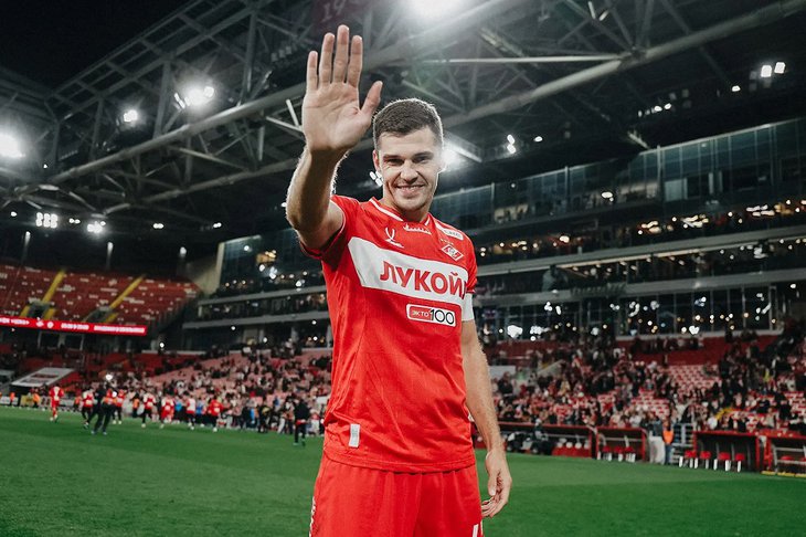 Роман Зобнин. Фото с сайта футбольного клуба «Спартак»