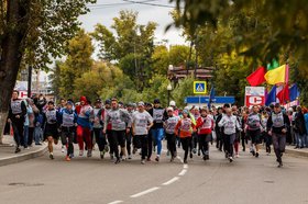 Бегуны. Фото пресс-службы администрации Иркутска