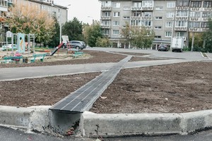 Площадка между домами № 264 на Ярославского и 233 на Баумана