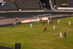 Футбол. Скриншот трансляции матча