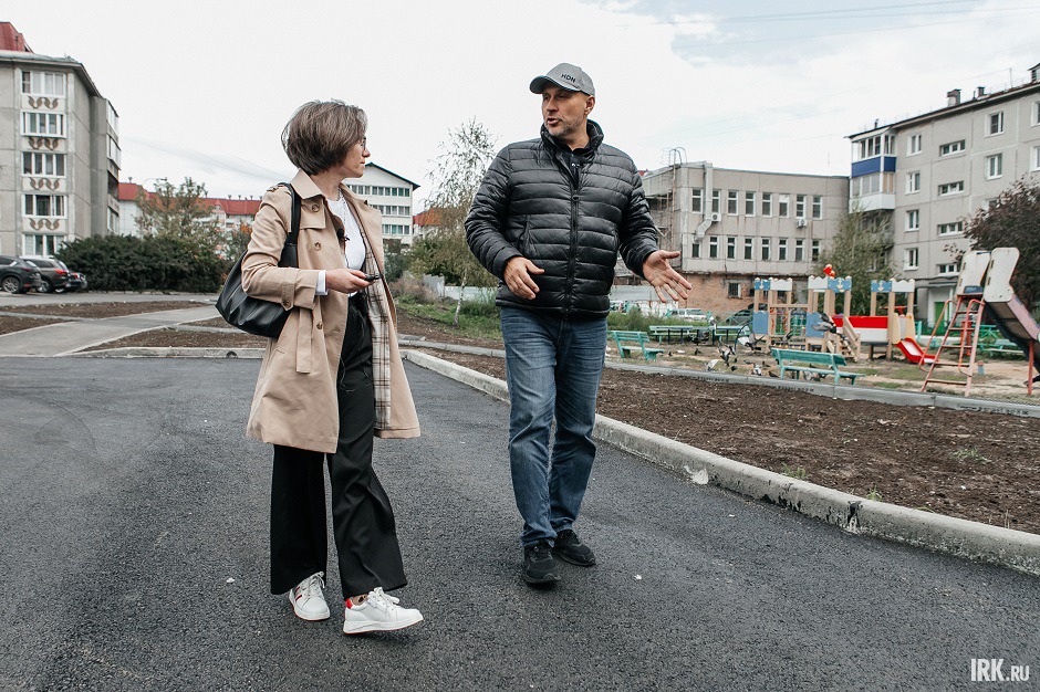 Площадка между домами № 264 на Ярославского и 233 на Баумана