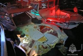 Катер. Фото ГУ МЧС России по Иркутской области