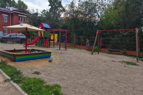 Детская площадка. Фото пресс-службы администрации Иркутска