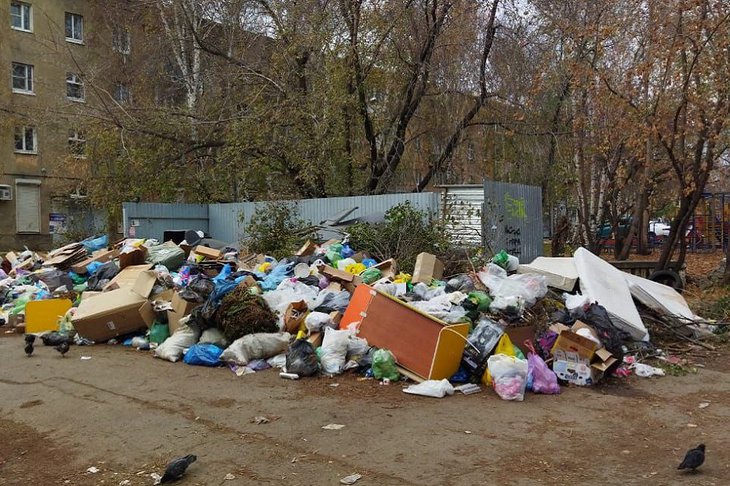 Свалка на Советской. Фото иркутянки Елены